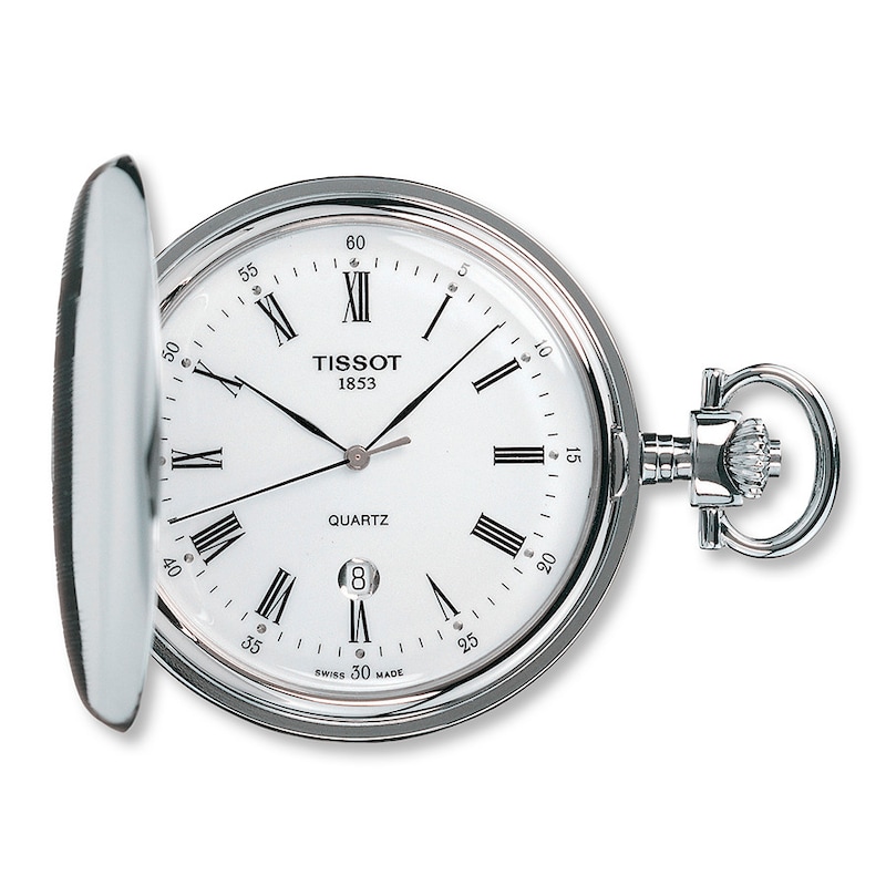 Main Image 1 of Previously Owned Tissot Men's Pocket Watch With Chain