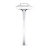 Thumbnail Image 2 of Previously Owned Multi-Diamond Cushion Halo Engagement Ring 1/4 ct tw 10K White Gold Size 5