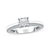 Thumbnail Image 0 of Previously Owned Diamond Solitaire Engagement Ring 1 ct tw Princess/Round 10K White Gold (J/I3)