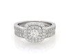 Thumbnail Image 1 of Previously Owned Neil Lane Round-Cut Diamond Bridal Set 1-1/8 ct tw 14K White Gold Size 5.5