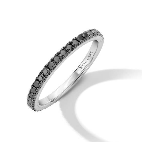 Previously Owned Neil Lane Diamond Wedding Band / ct tw Round-cut 14K White Gold