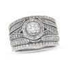 Thumbnail Image 1 of Previously Owned Round-Cut Diamond Bridal Set 1 ct tw 10K White Gold Size 6.75