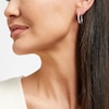 Thumbnail Image 3 of Previously Owned THE LEO Diamond Hoop Earrings 1 ct tw 14K White Gold