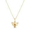 Thumbnail Image 3 of Previously Owned Le Vian Diamond Bee Necklace 1/4 ct tw 14K Honey Gold 18"