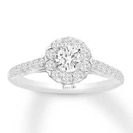 Previously Owned Ever Us Diamond Engagement Ring 1 ct tw Round 14K White Gold