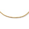 Thumbnail Image 1 of Previously Owned Rope Chain Necklace Solid 10K Yellow Gold 20"