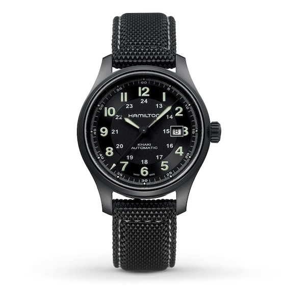 Previously Owned Hamilton Men's Watch Khaki Titanium Auto H70575733