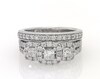 Thumbnail Image 1 of Previously Owned THE LEO Diamond Princess-Cut Three-Stone Bridal Set 1-1/3 ct tw 14K White Gold Size 5.25
