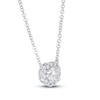 Thumbnail Image 2 of Previously Owned KAY Lab-Grown Diamonds Necklace 1/2 ct tw 14K White Gold 19" (F/SI2)