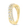 Thumbnail Image 2 of Previously Owned KAY Lab-Grown Diamonds Crossover Ring 1/2 ct tw 14K Yellow Gold