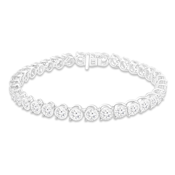 Previously Owned KAY Lab-Grown Diamonds Tennis Bracelet 7 ct tw 10K White Gold 7.25"
