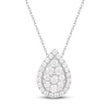 Thumbnail Image 1 of Previously Owned KAY Lab-Grown Diamonds Necklace 1 ct tw 14K White Gold 18"
