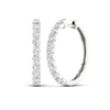 Thumbnail Image 1 of Previously Owned KAY Lab-Grown Diamonds Hoop Earrings 3 ct tw 14K White Gold