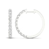 Thumbnail Image 3 of Previously Owned KAY Lab-Grown Diamonds Hoop Earrings 3 ct tw 14K White Gold