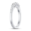 Thumbnail Image 2 of Previously Owned Diamond Wedding Band 1/2 ct tw Round-cut 10K White Gold