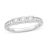 Thumbnail Image 1 of Previously Owned Three-stone Diamond Anniversary Ring 1/3 ct tw 10K White Gold