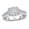 Thumbnail Image 1 of Previously Owned Diamond Engagement Ring 1-3/8 ct tw Round-cut 10K White Gold