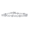 Thumbnail Image 1 of Previously Owned Diamond Bracelet 1 ct tw Round-cut 10K White Gold 7.25"