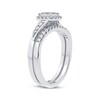 Thumbnail Image 1 of Previously Owned Multi-Diamond Center Bridal Set 3/8 ct tw Round-cut 10K White Gold