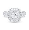 Thumbnail Image 3 of Previously Owned Multi-Diamond Engagement Ring 7/8 ct tw Round-Cut 10K White Gold