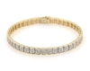 Thumbnail Image 1 of Previously Owned Men's Diamond Bracelet 1-1/3 ct tw 10K Yellow Gold 8.5"