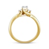 Thumbnail Image 3 of Previously Owned Round-Cut Diamond Three-Stone Engagement Ring 1/3 ct tw 10K Yellow Gold Size 9
