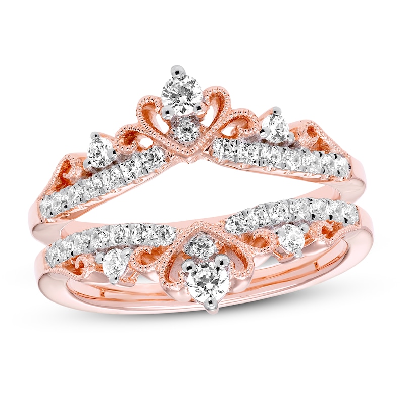 Main Image 1 of Previously Owned Diamond Enhancer Ring 1/2 ct tw Round-cut 14K Rose Gold