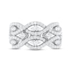 Thumbnail Image 4 of Previously Owned KAY Lab-Grown Diamonds Open Weave Ring 1 ct tw 14K White Gold