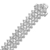 Thumbnail Image 2 of Previously Owned Diamond Bracelet 10 ct tw Round-Cut 14K White Gold 7.25"