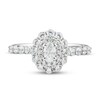Thumbnail Image 3 of Previously Owned Diamond Engagement Ring 7/8 ct tw Oval/Round 14K White Gold