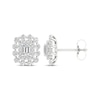 Thumbnail Image 1 of Previously Owned KAY Lab-Grown Diamonds Emerald-Cut Stud Earrings 1 ct tw 14K White Gold