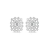 Thumbnail Image 1 of Previously Owned Lab-Created Diamonds by KAY Emerald-Cut Stud Earrings 1 ct tw 14K White Gold