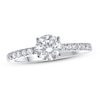 Thumbnail Image 0 of Previously Owned Lab-Created Diamonds by KAY Round-Cut Engagement Ring 1-1/4 ct tw 14K White Gold