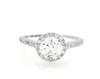 Thumbnail Image 1 of Previously Owned Lab-Grown Diamonds Engagement Ring 1-1/3 ct tw 14K White Gold