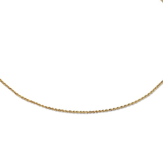Previously Owned Solid Rope Chain Necklace 14K Yellow Gold 20"