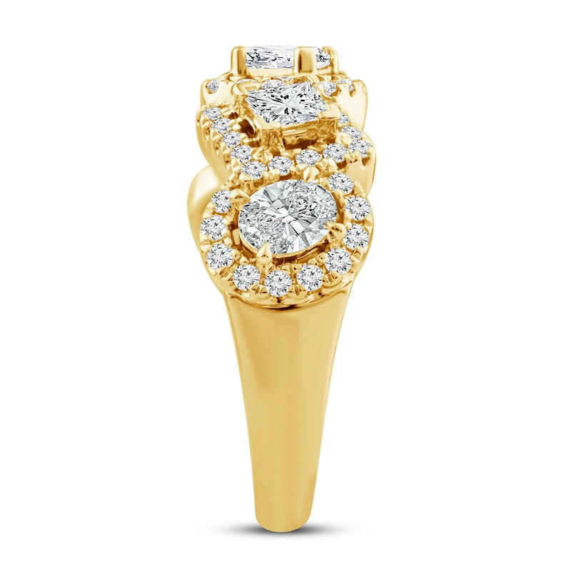 Main Image 2 of Previously Owned Diamond Ring 1-3/4 ct tw 10K Yellow Gold Size 7