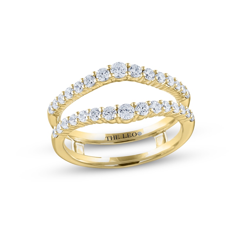 Main Image 1 of Previously Owned THE LEO Diamond Enhancer Ring 3/4 ct tw Round-cut 14K Yellow Gold Size 7