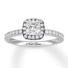 Thumbnail Image 1 of Previously Owned Neil Lane Cushion-cut Diamond Engagement Ring 1-1/4 ct tw 14K White Gold