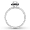 Thumbnail Image 1 of Previously Owned Neil Lane Cushion-cut Diamond Engagement Ring 1-1/4 ct tw 14K White Gold