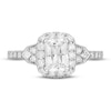 Thumbnail Image 3 of Previously Owned Neil Lane Diamond Engagement Ring 1-5/8 ct tw Radiant, Round & Princess-cut 14K White Gold