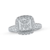 Thumbnail Image 1 of Previously Owned Lab-Grown Diamonds Princess-Cut Engagement Ring 2-3/4 ct tw 14K White Gold