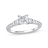 Thumbnail Image 1 of Previously Owned Lab-Grown Diamonds Princess-Cut Engagement Ring 1-1/2 ct tw 14K White Gold
