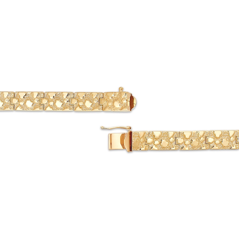 Previously Owned Nugget Geometric Link Bracelet 10K Yellow Gold 8.5"