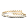 Thumbnail Image 1 of Previously Owned Men's Diamond Tennis Bracelet 2 ct tw Round-cut 10K Yellow Gold 8.5"