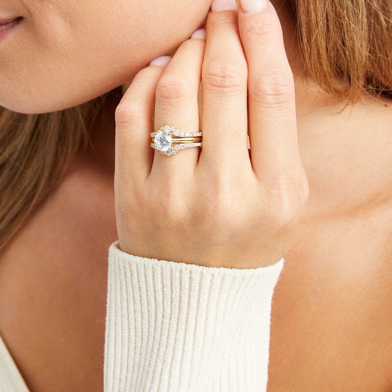 Main Image 4 of Previously Owned Diamond Enhancer Ring 3/4 ct tw 14K Yellow Gold