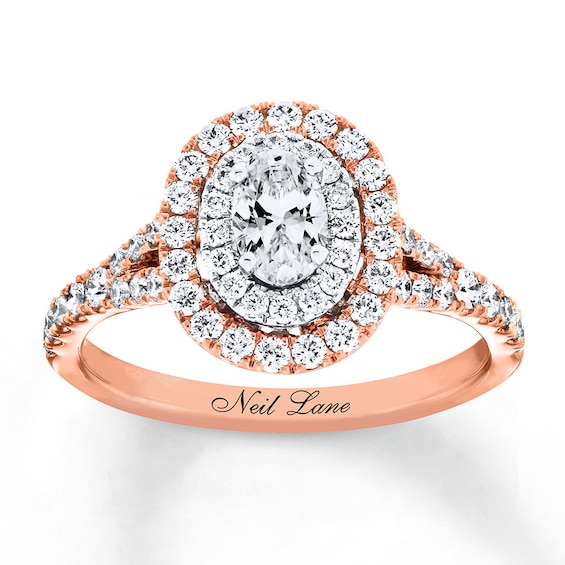 Previously Owned Neil Lane Engagement Ring 1 ct tw Diamonds 14K Two-Tone Gold