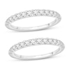 Thumbnail Image 0 of Previously Owned Diamond Wedding Bands 7/8 ct tw Round-cut 14K White Gold