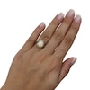 Thumbnail Image 2 of Previously Owned Le Vian Opal Ring 3/4 ct tw Diamonds Pear-shaped 14K Strawberry Gold