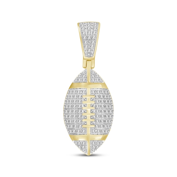 Previously Owned Diamond Football Charm 1/4 ct tw 10K Yellow Gold
