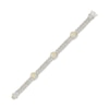 Thumbnail Image 2 of Previously Owned Men's Diamond & Lab-Created Ruby Lion Curb Chain Bracelet 1 ct tw Round-cut 10K Yellow Gold 8.5"
